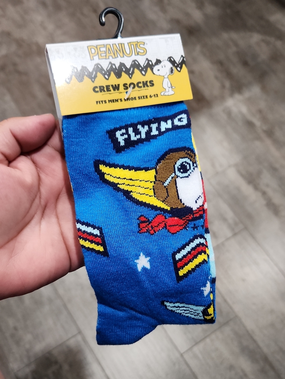 Peanuts  Snoopy Flying Ace Crew Socks